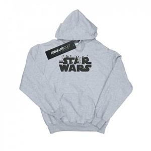 Star Wars jongens minimalistisch logo hoodie 9-11 Years wit