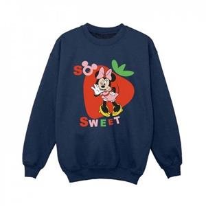 Disney jongens Minnie Mouse So Sweet Strawberry Sweatshirt 5-6 Years wit