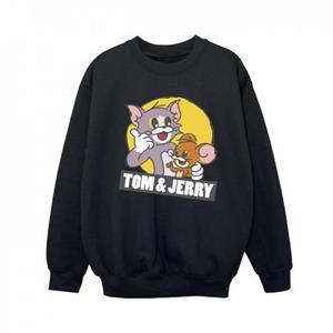 Tom And Jerry Boys Sketch Logo Sweatshirt 5-6 Years wit