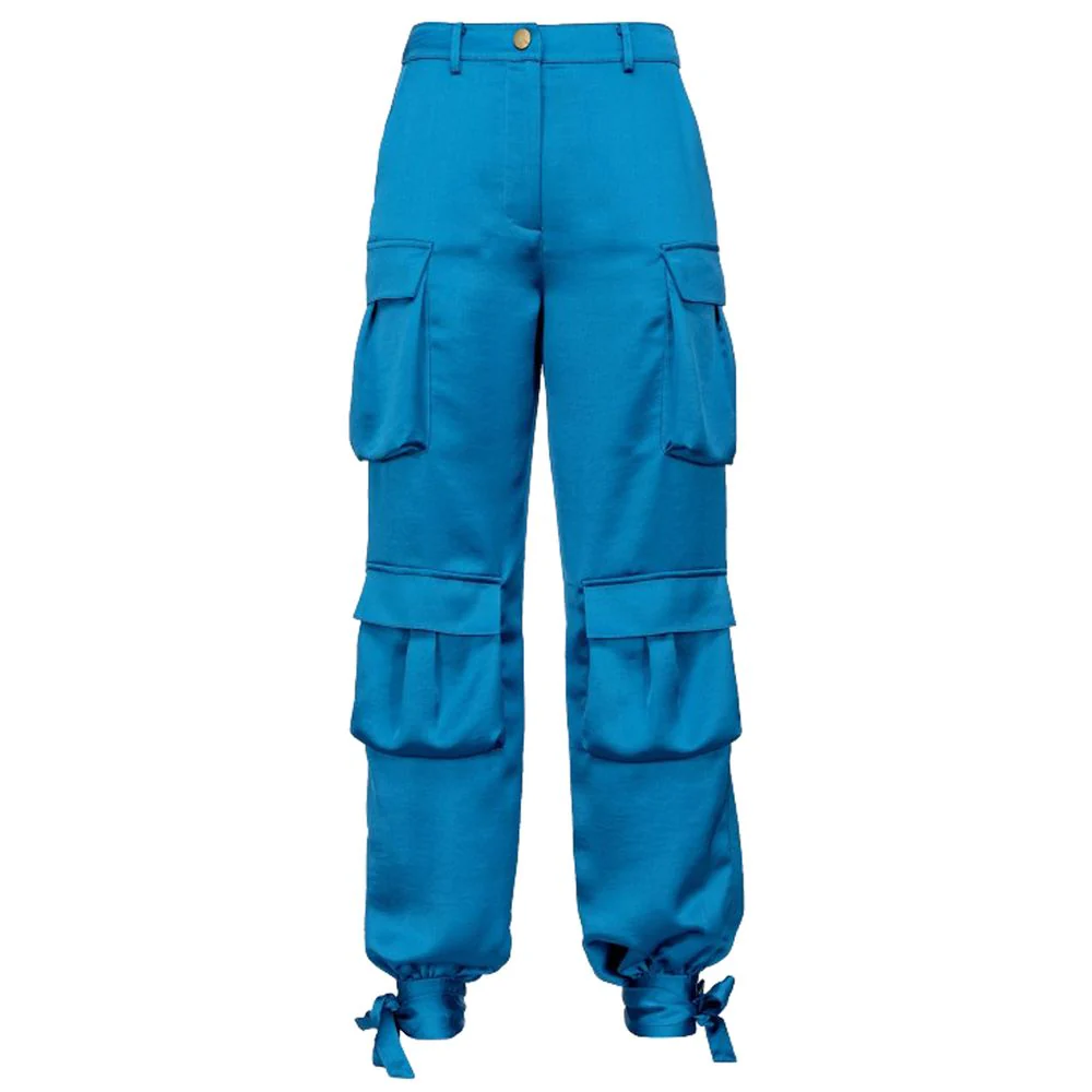 Pinko Polyester cargo broek met meerdere zakjes