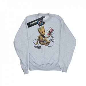 Marvel Girls Guardians of the Galaxy Groot Tape-sweatshirt 9-11 Years wit