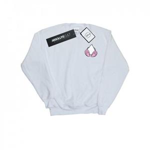 Disney Girls Daisy Duck Sweatshirt met print op de achterkant van de borst 9-11 Years wit