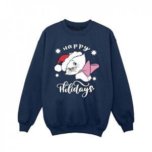Disney Girls The Aristocats Happy Holidays-sweatshirt 12-13 zwart