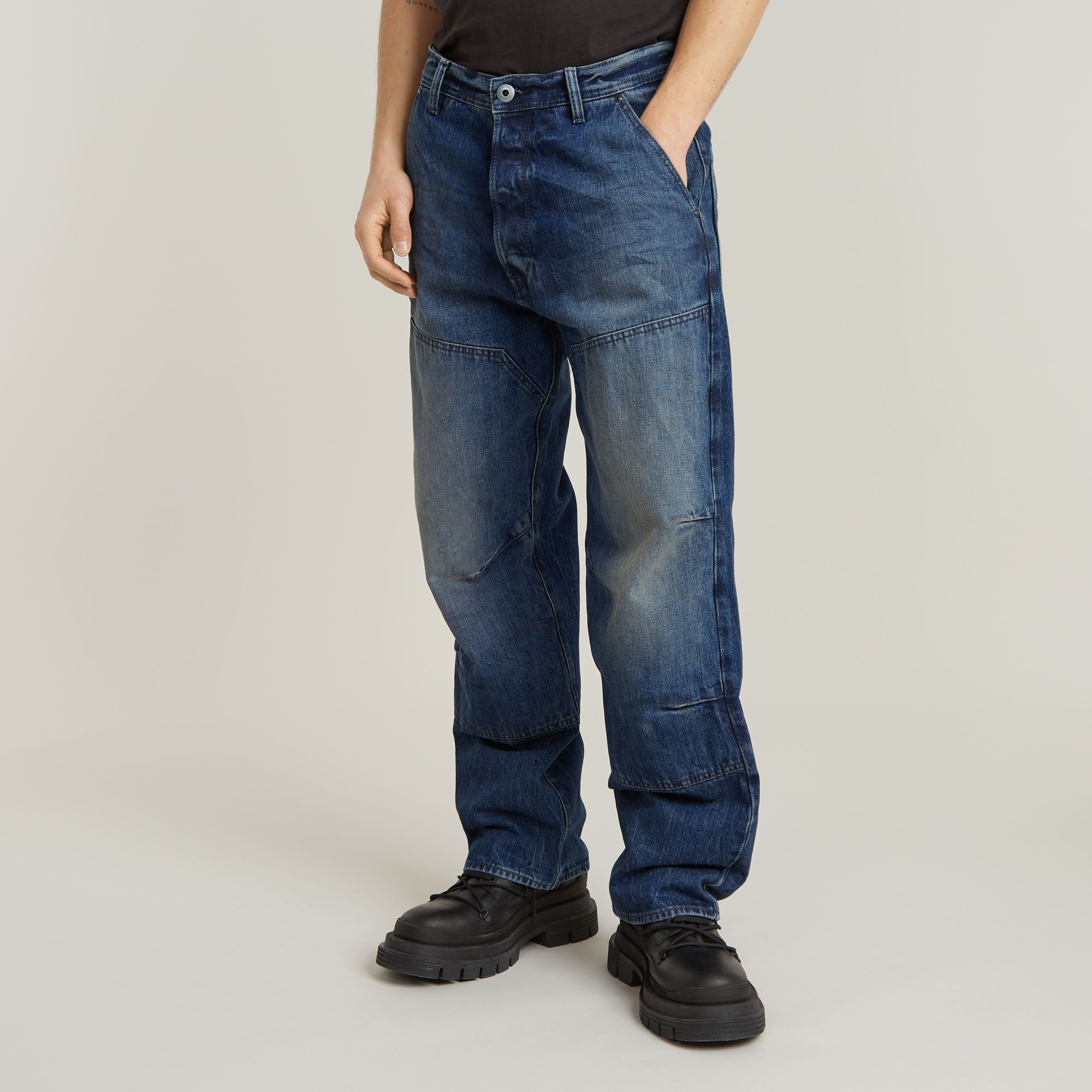 G-Star RAW Carpenter 3D Loose Jeans - Donkerblauw - Heren