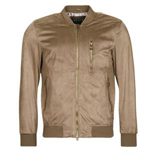 Leren Jas Guess FAUX SUEDE HOODED BOMBER