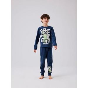 Name it kinder-jongens pyjama - Minecraft - Katoenen kinder nachtkleding maat 110/116