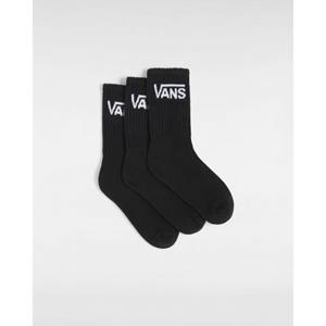 Vans Kids Classic Crew Rox Socks 3-Pack Black