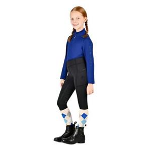 Dublin Childrens/Kids Everyday Horse Riding Tights 6 Years zwart
