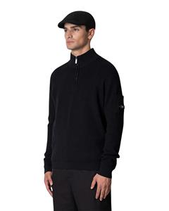 Quotrell D'Azur Halfzip Sweater Heren Zwart - 