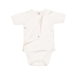 Babybugz baby unisex biologisch katoenen kimono bodysuit 6-12 wit