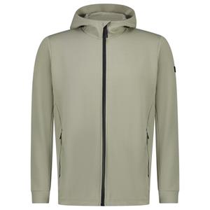 Mons Royale - Arcadia Merino Fleece Hoody - Fleecetrui, olijfgroen/grijs