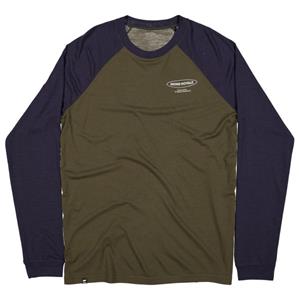 Mons Royale - Icon Raglan - Merinoshirt, bruin