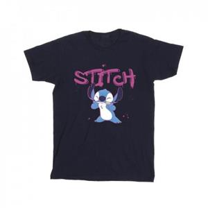 Disney Lilo en Stitch Graffiti T-shirt voor jongens 5-6 Years wit
