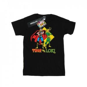 Marvel jongens Thor versus Loki T-shirt 9-11 Years wit