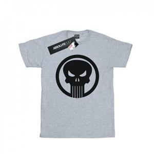 Marvel Boys The Punisher Skull Circle T-shirt 9-11 Years wit
