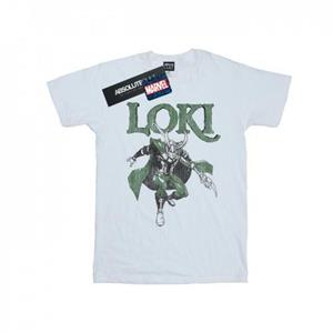 Marvel jongens Loki Scepter T-shirt 9-11 Years wit