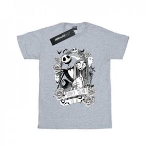 Disney Girls Nightmare Before Christmas, gewoon bedoeld als katoenen T-shirt 12-13 wit