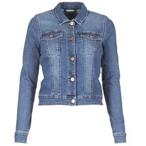 noisymay Noisy May - Debra Medium Blue Denim - Jeansjacke - Blau - S - 73% Baumwolle 25% Polyester 2% Elastan,Denim