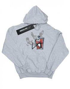 Disney Girls Nightmare Before Christmas Ghosts Of Jack Hoodie 9-11 Years wit