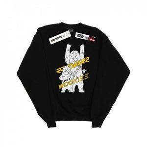 Star Wars heren brullen als een Wookiee-sweatshirt M wit