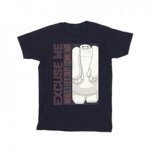 Disney Boys Big Hero 6 Baymax Pardon, wat lucht T-shirt 5-6 Years wit