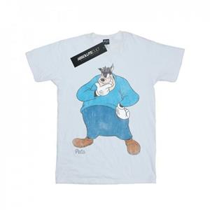 Disney jongens klassiek Pete T-shirt 9-11 Years wit