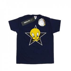 Looney Tunes meisjes Tweety Pie Star katoenen T-shirt 7-8 Years wit
