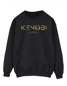 Star Wars Mens Obi-Wan Kenobi Logo Sweatshirt L wit