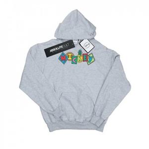 Disney Heren Mickey Mouse Fruitblokken Hoodie L wit
