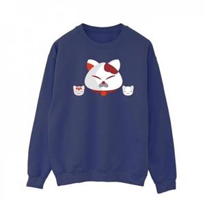 Disney Heren Big Hero 6 Baymax Kitten Heads Sweatshirt L wit