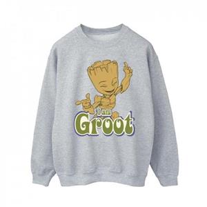 Guardians of the Galaxy Groot dansend sweatshirt voor heren S wit
