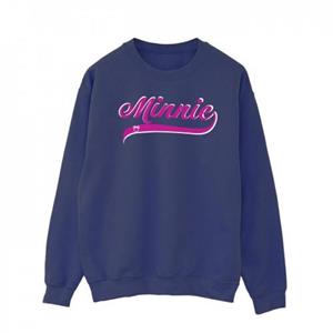 Disney Heren Sweatshirt met Minnie Mouse-logo L wit