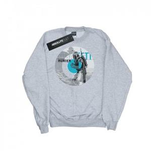 Star Wars Boba Fett Bounty Hunter Circle-sweatshirt voor heren L wit