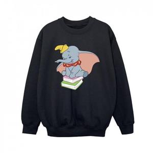 Disney jongens Dumbo zittend op boeken Sweatshirt 5-6 Years wit