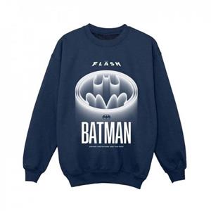 DC Comics Boys The Flash Batman wit logo-sweatshirt 12-13 zwart