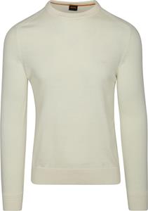 BOSS Pullover Avac Wol Ecru