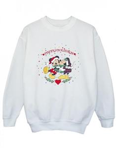 Disney jongens Mickey Mouse Mickey Minnie kerstsweater 5-6 Years wit