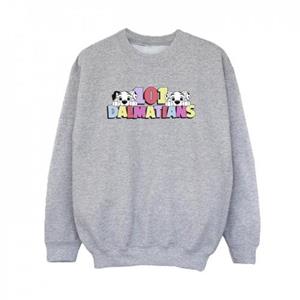 Disney Boys 101 Dalmatiërs Multi Color Sweatshirt 9-11 Years wit