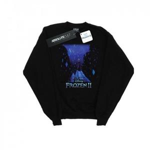 Disney Frozen 2 Elsa Diamond Elements sweatshirt voor jongens 12-13 zwart