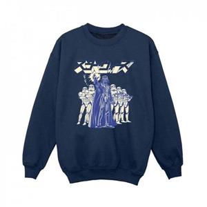 Star Wars jongens Japanse Darth Sweatshirt 5-6 Years wit