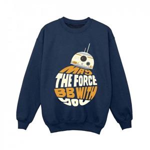 Star Wars Boys May The Force BB8-sweatshirt 12-13 zwart