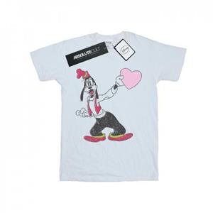 Disney Goofy Love Heart T-shirt voor jongens 9-11 Years wit