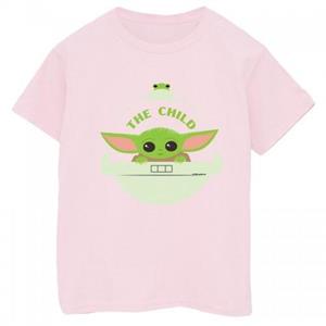 Star Wars Girls The Mandalorian The Child And Frog Cotton T-Shirt 12-13 zwart