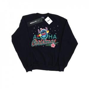 Disney Lilo en Stitch Aloha kerstsweater voor heren L wit