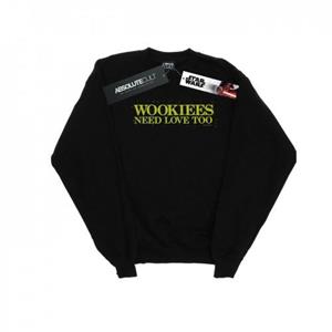 Star Wars Heren Wookiees Need Love Too Sweatshirt L zwart