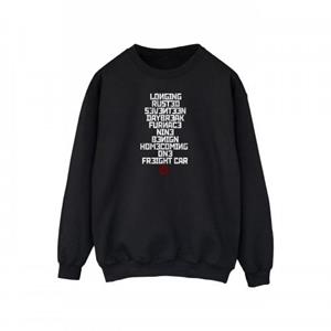 Marvel Heren Winter Soldier Trigger Words Sweatshirt M wit
