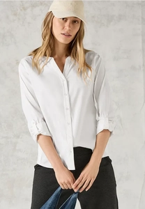 cecil Materiaalmix blouse