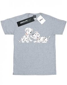 Disney meisjes 101 Dalmatiërs aquarel vrienden katoenen T-shirt 9-11 Years wit