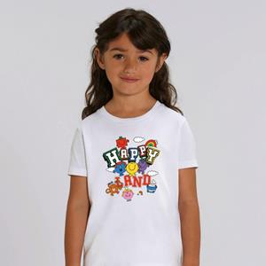 Monsieur Madame Tshirt Enfant HAPPY LAND 2 ans wit