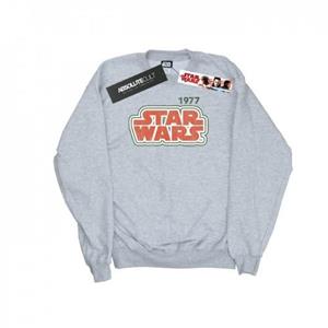 Star Wars Mens Retro Outline Sweatshirt XL wit